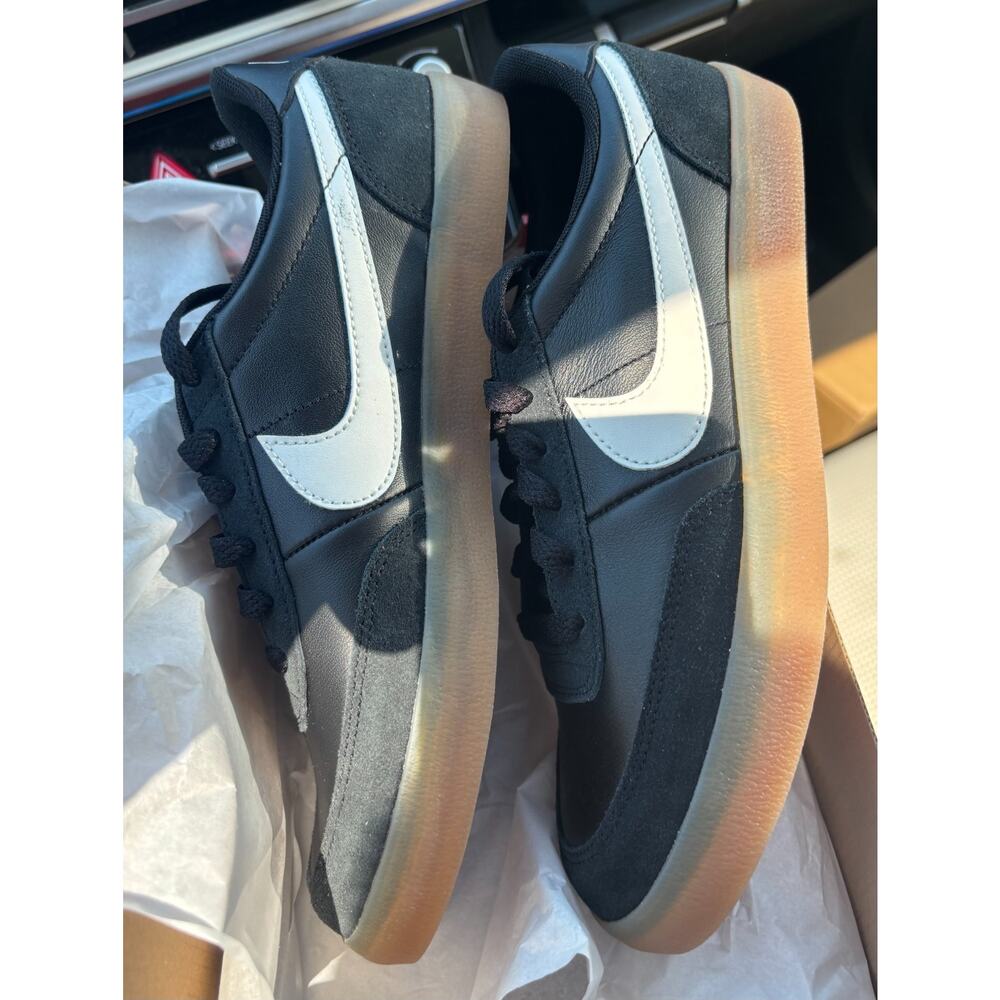 Nike Killshot 2 Leather Black Sail Gum Yellow 432997-070 Size 7Y Pre-Owned